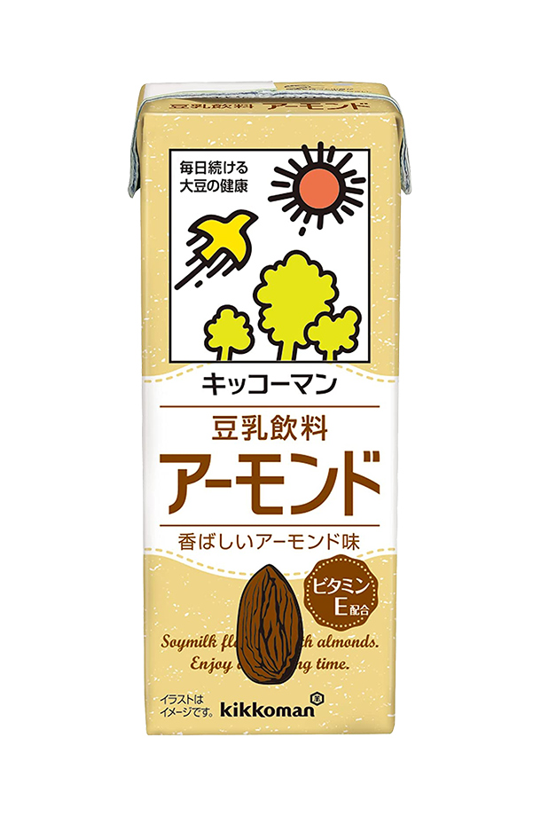 キッコーマン 豆乳飲料 アーモンド 200ml 紙パック 18本 1ケース 送料無料