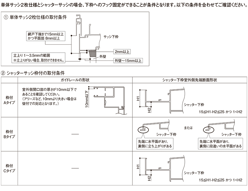 スタイルシェード シャッターサッシ変更チケット 2枚仕様 サイズ25620