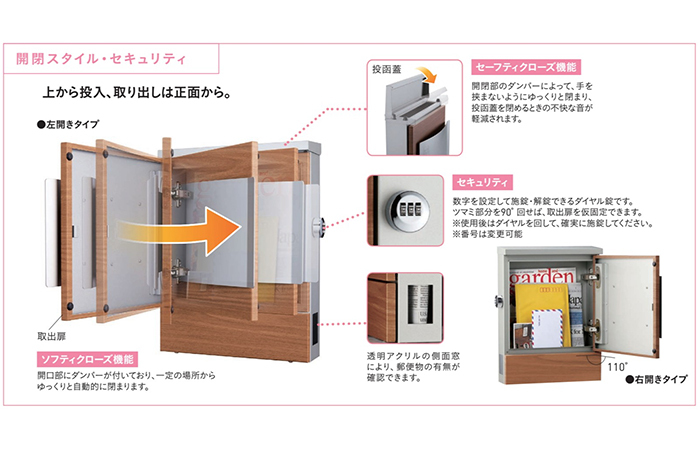 クルムII シルバー 左開き ダイヤル錠 clum ユ : エクステリア