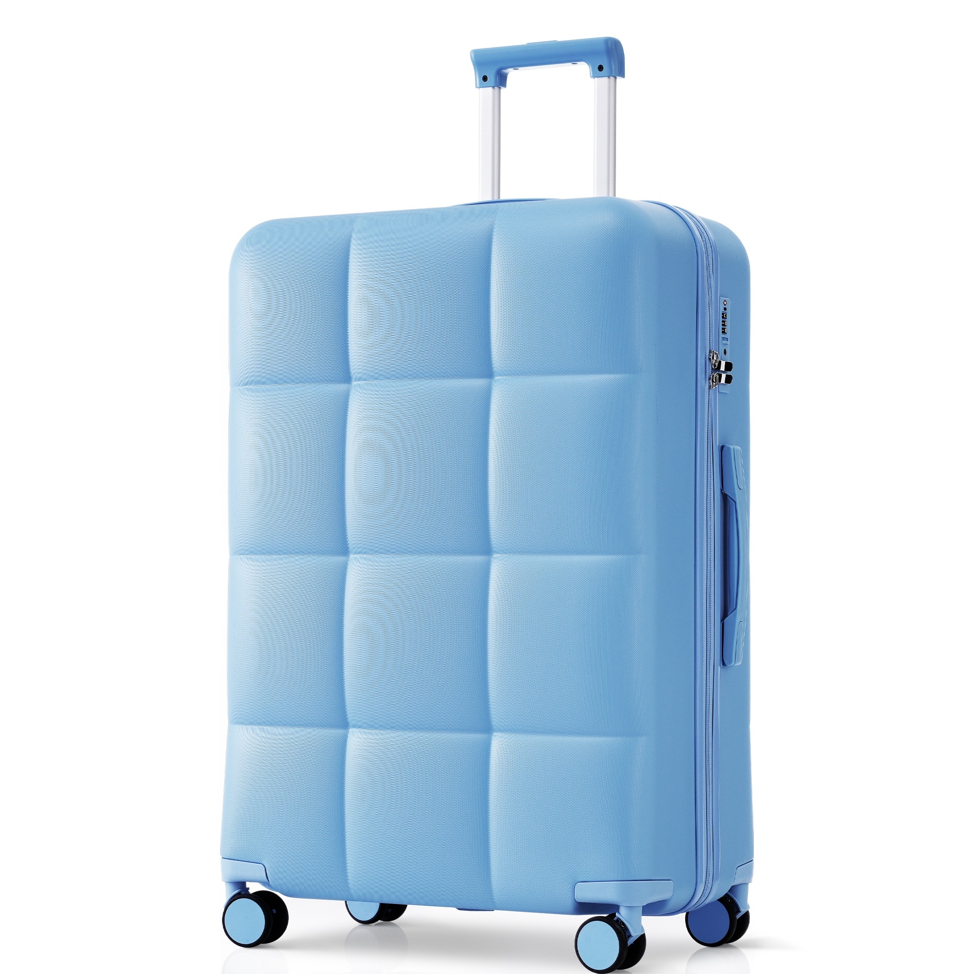 スーツケース キャリーバッグ キャリーケース Lサイズ 大型 超軽量 ファスナー式 TSAロック搭載 フック機能付き 360度回転 旅行 おしゃれ 軽い