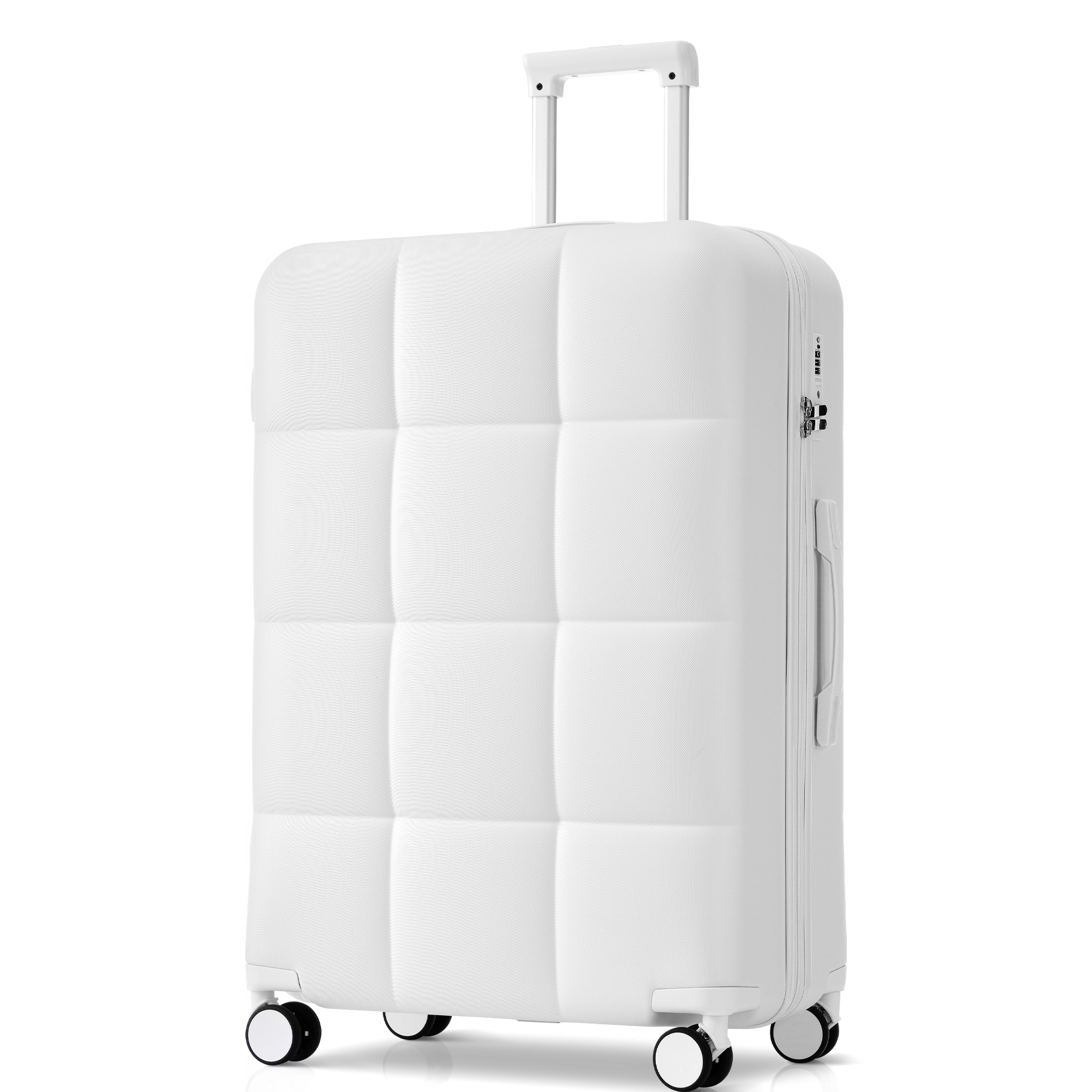 スーツケース キャリーバッグ キャリーケース Lサイズ 大型 超軽量 ファスナー式 TSAロック搭載 フック機能付き 360度回転 旅行 おしゃれ 軽い