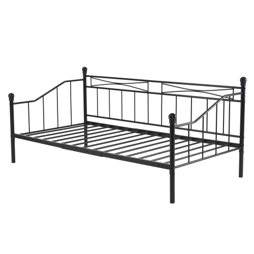 ベッドフレーム シングルベッド パイプベッド 一人暮らしに適用 耐荷重200kg シングル] パイプベッド 耐荷重300kg 高さ2段階調整 宮棚付き 2口