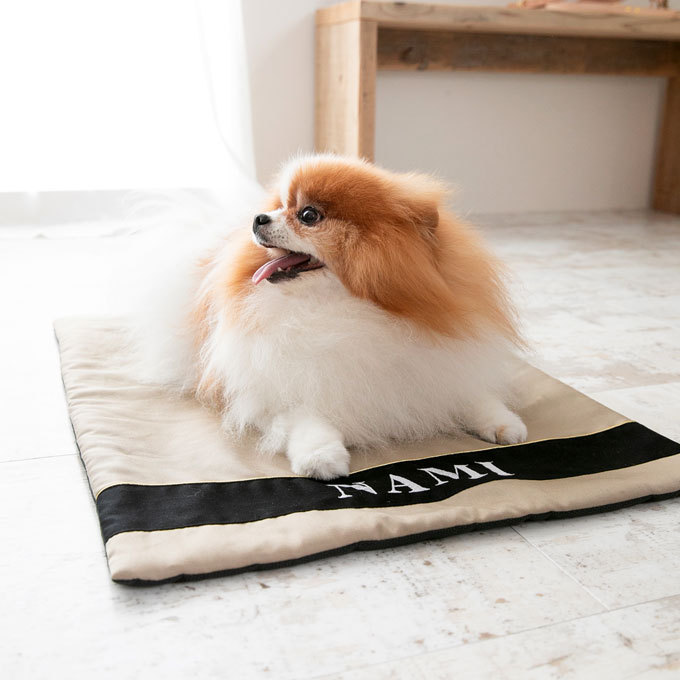 お名前無料刺繍 カフェマット 犬用 すべり止め ペット 犬 猫 お出かけ お散歩 マナー マナーシート ネコポス配送OK 日本製 ナコル [M便  4/5] :cmt:femmebelly ファムベリー - 通販 - Yahoo!ショッピング