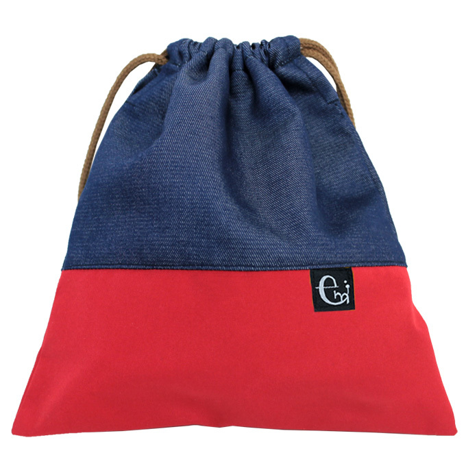 撥水 巾着袋 巾着 コップ入れ コップ袋 給食袋 ノーアイロン 小 中