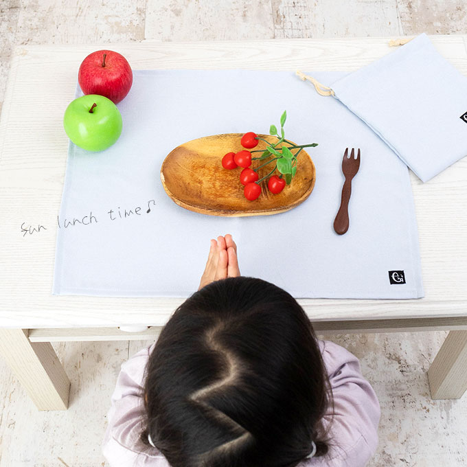 給食 ナフキン アイロン不要 ランチョンマット 入学準備