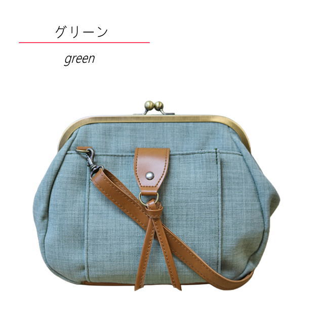 pocchiri がま口ショルダーバッグ ショルダーバッグ がま口バッグ