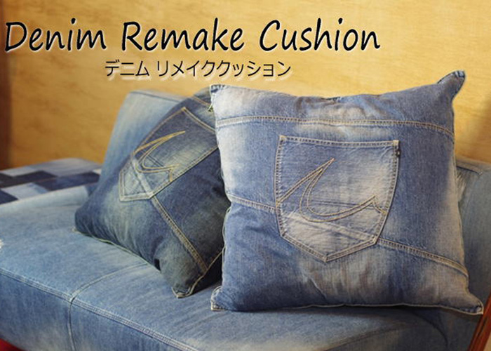 ♥専用です　デニムリメイク クッションタグ 0b8715178209ba0cc71cef80e9a321
