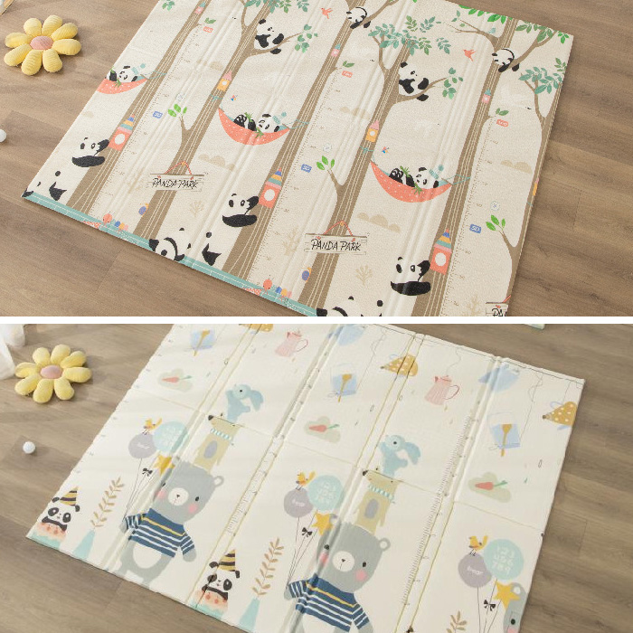 防水 プレイマット 厚み2cm 200×180×2cm 厚手 折りたたみ 床暖房対応