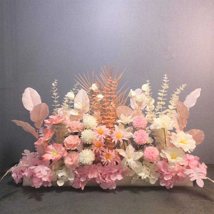 フラワーウォール 30×55cm 地置き式 結婚式 造花 装飾 インスタ映え