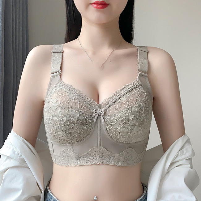 ブラジャー 脇高 補正ブラ 脇肉 補正下着 育乳 谷間 脇高 バストアップ 育乳ブラ 大きいサイズ かわいい レース 横流れ 補正ブラ 姿勢矯正 猫背矯正 | ブランド登録なし | 02