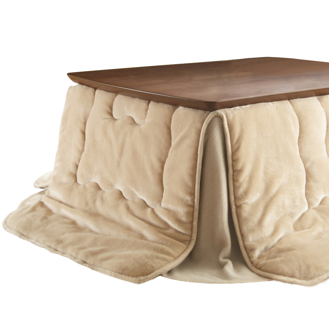 こたつ布団 省スペース 正方形 はっ水リバーシブル省スペースこたつ