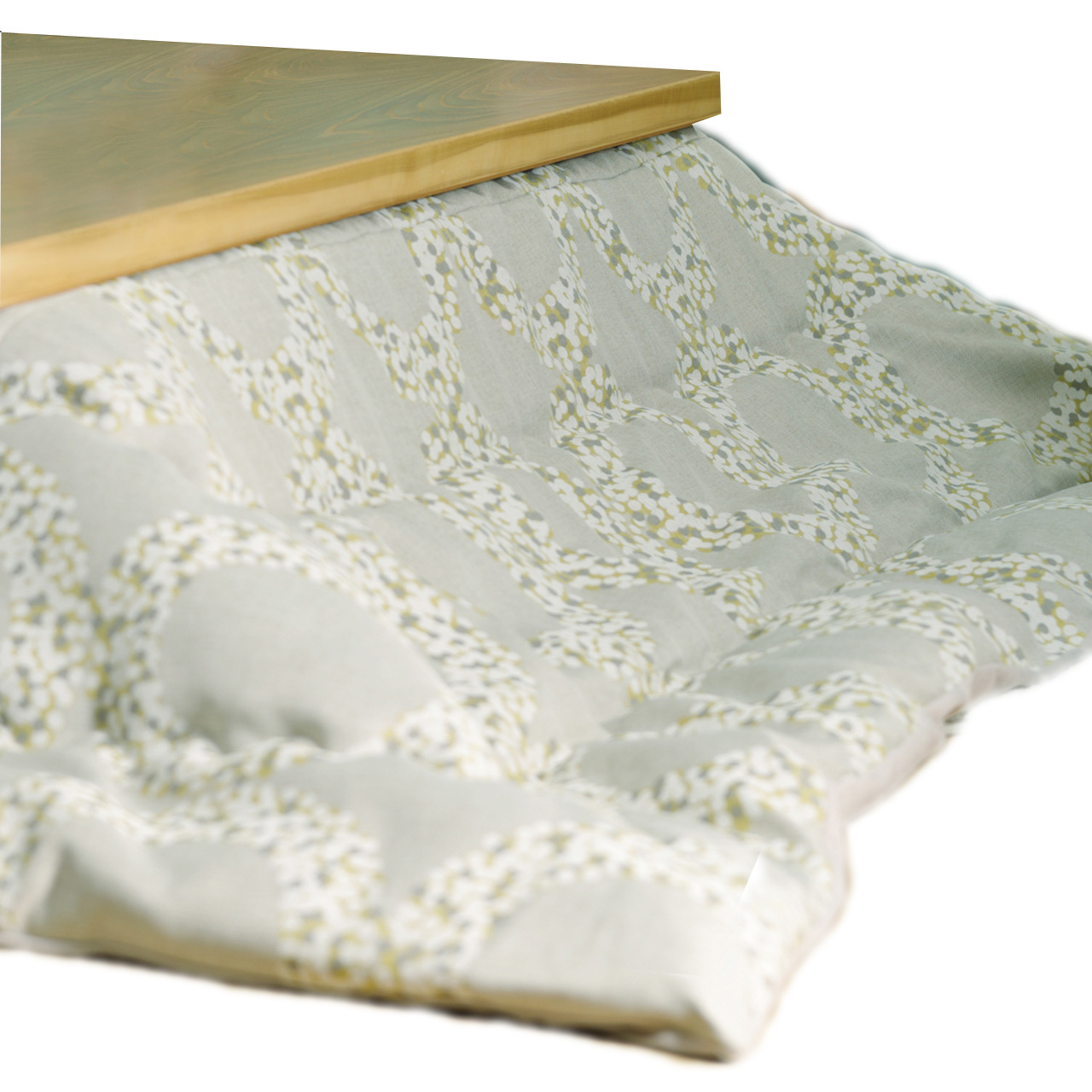 こたつ布団 北欧 正方形 日本製厚手カーテン生地の北欧柄こたつ布団