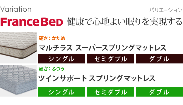 フランスベッド（FRANCEBED） マルチラススーパースプリングマットレス
