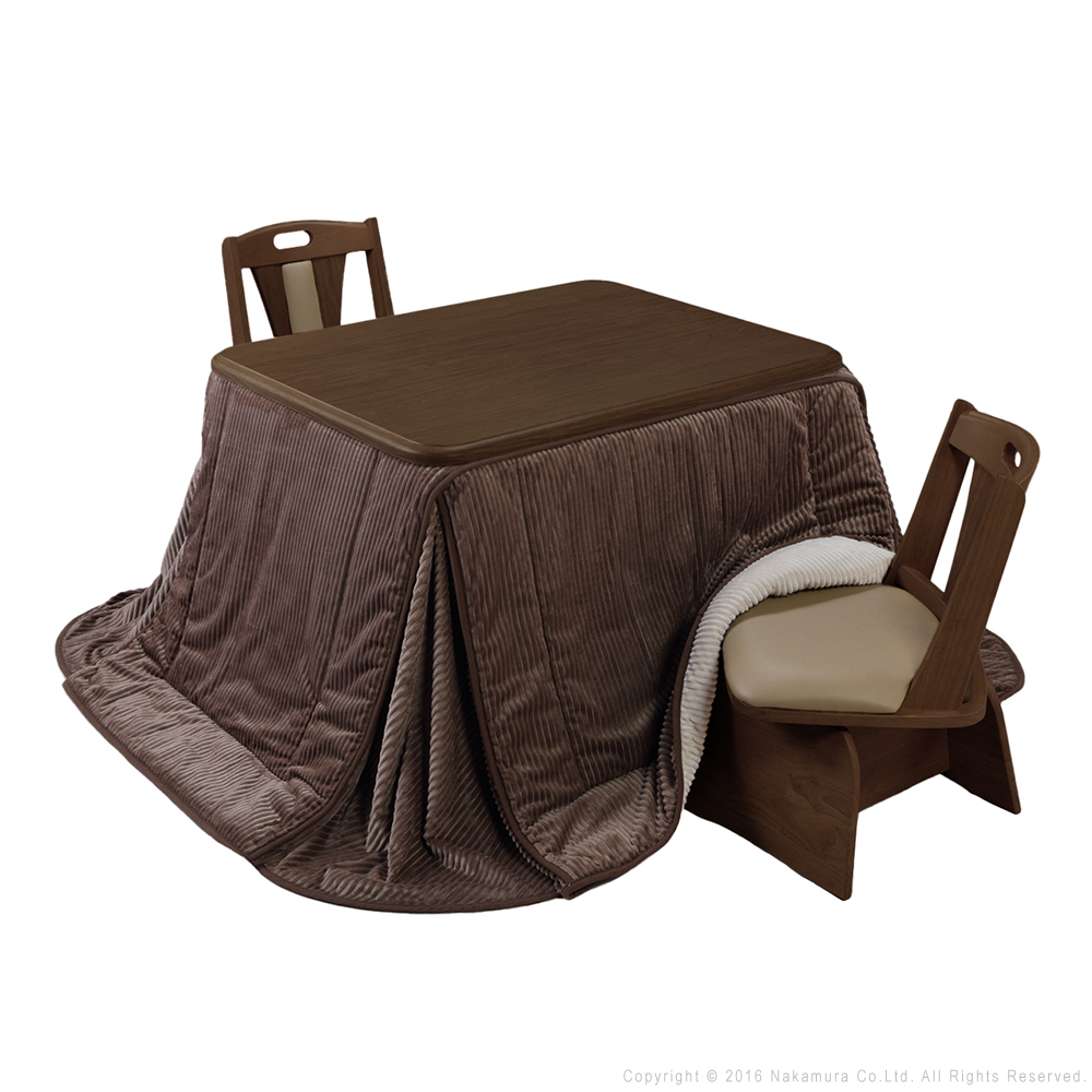 こたつ ダイニングテーブル セット 長方形 高さ調節 アコード105x80cm