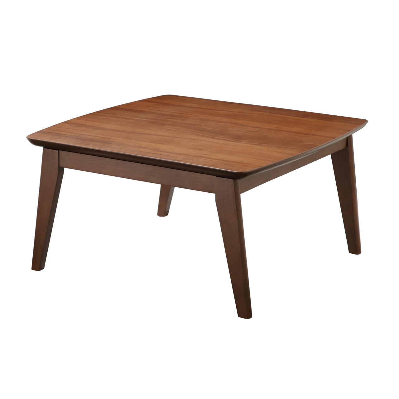 こたつ こたつテーブル 北欧 正方形 北欧デザインスクエアこたつ イーズ 単品 75x75cm おしゃれ 天然木 一人用 AW10
