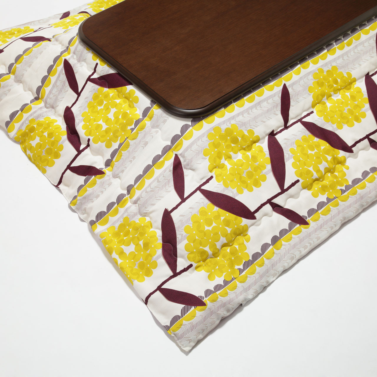 こたつ テーブル 国産 大判サイズ 継脚付きフラットヒーターこたつ