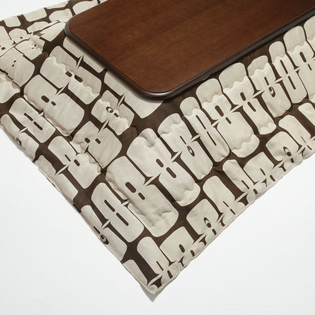 こたつ テーブル 国産 大判サイズ 継脚付きフラットヒーターこたつ