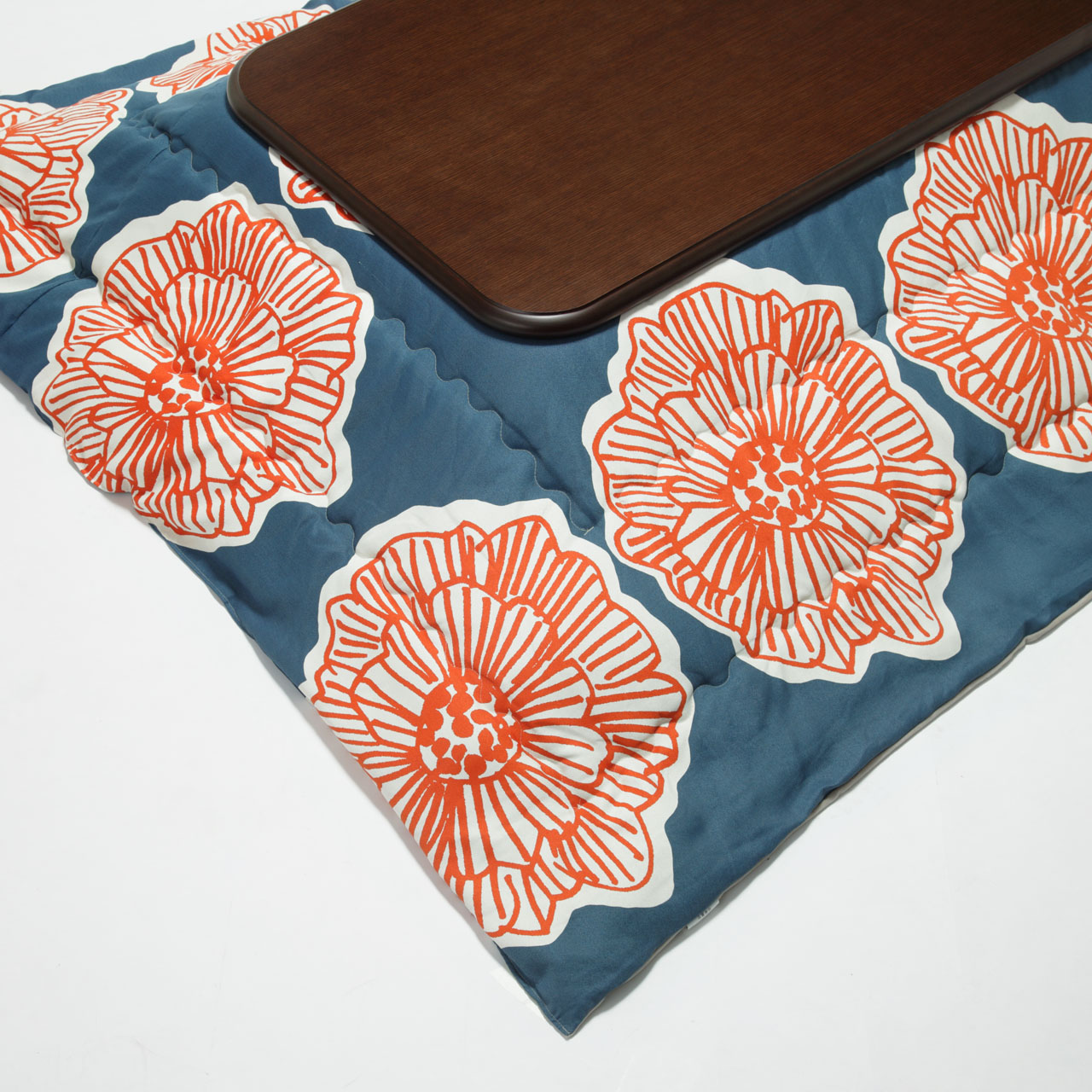 こたつ テーブル 国産 大判サイズ 継脚付きフラットヒーターこたつ