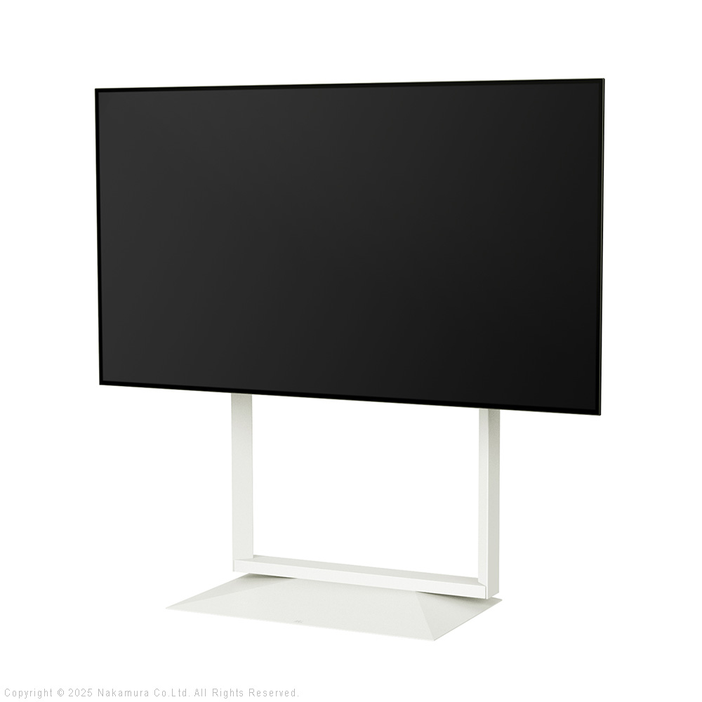 テレビ台 テレビスタンド 首振り 角度調節 新商品 WALL 32〜80インチ対応 FRAMESTAND 壁寄せ ウォール 白 ホワイト 黒 ブラック 木目 ブラウン | EQUALS | 01