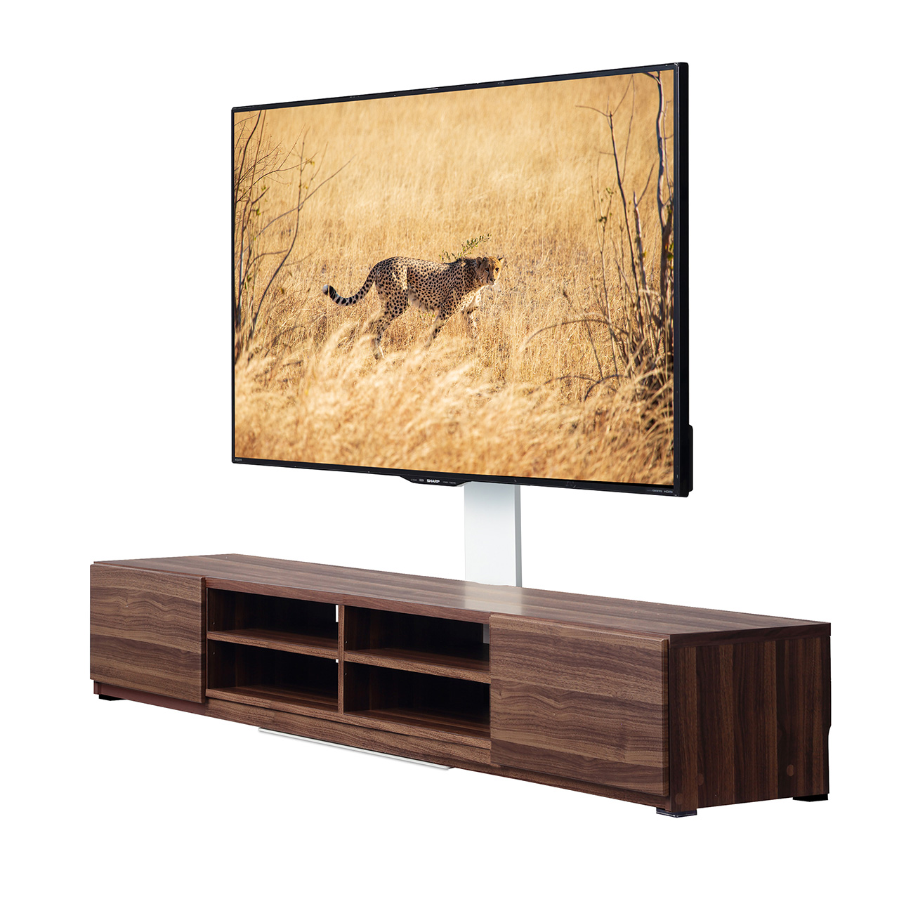 EQUALS テレビ台 WALL 壁寄せタイプ テレビ台用スタンド＋背面