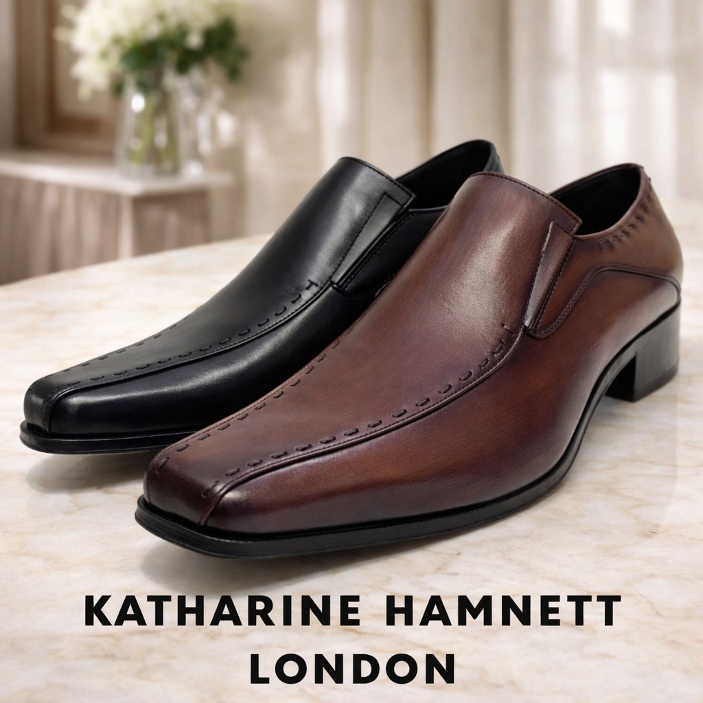 美品　KATHARINE HAMNETT LONDON ビジネスシューズ　革靴 KATHARINE HAMNETT LONDON（キャサリンハムネットロンドン