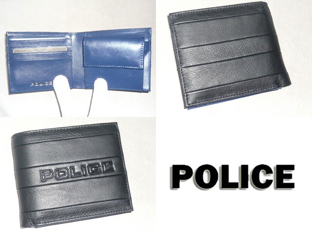 POLICE（ポリス） POLICE BICOLORE ビコローレ 二つ折り財布 0406 PA