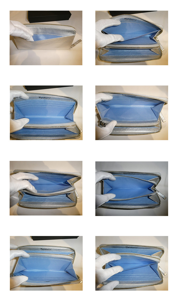 manhattaner's マンハッタナーズ 札入れ ラウンドファスナー長財布