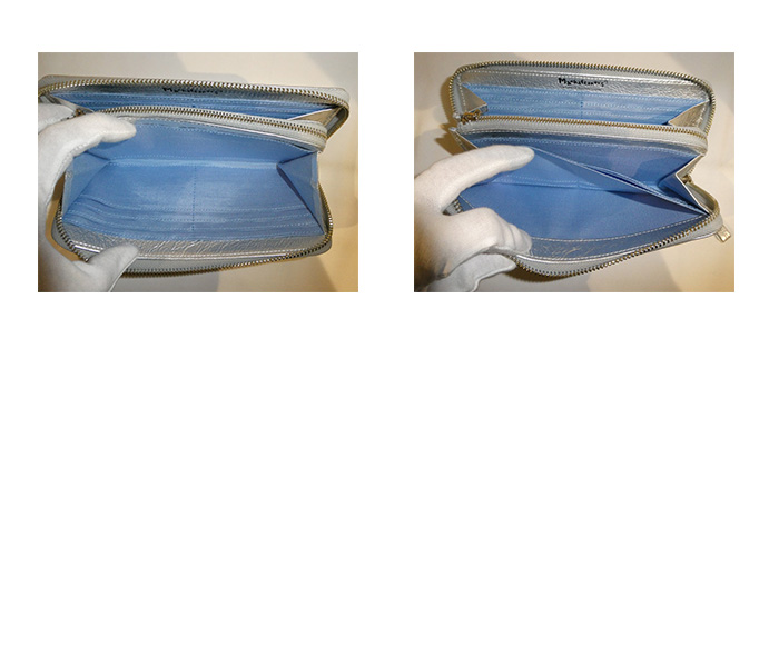 manhattaner's マンハッタナーズ 札入れ ラウンドファスナー長財布