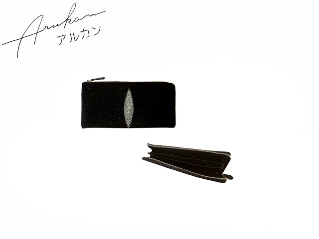 アルカン ARUKAN arukan タカヤ スティングレー ラウンドファスナー 束入れ 長財布 1543-604 takaya04 アルカン タカヤ スティングレー ラウンドファスナー 束入れ 長財布