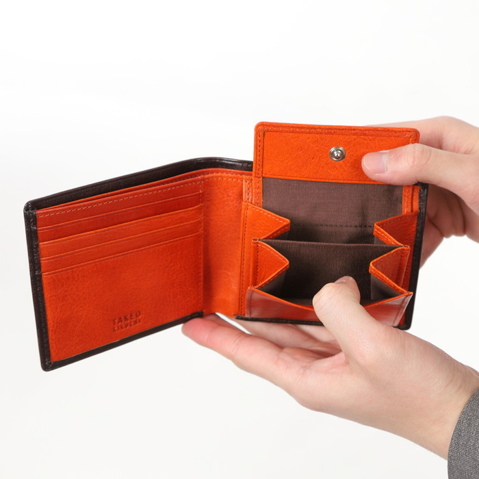 TAKEO KIKUCHI タケオキクチ アルド 二つ折り財布 カード段4 177623