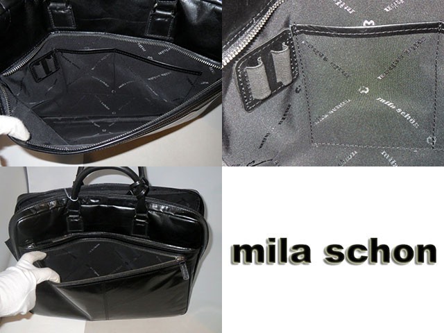 新品　mila schon アルテ 牛革 ビジネスバッグ 定価4万2900円 Ⓗ mila schon メンズビジネスバッグ｜バッグ｜ファッション