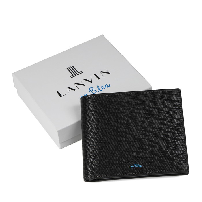 LANVIN en Bleu ランバンオンブルー スタンパ 二つ折り財布 カード段6