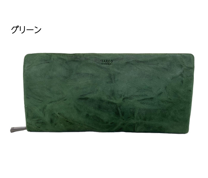 TAKEO KIKUCHI タケオキクチ オイスター ラウンドファスナー長財布