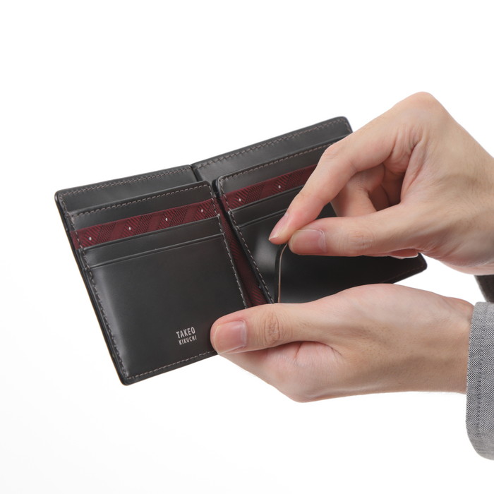 TAKEO KIKUCHI タケオキクチ マックス 札ばさみ カード段6 728614