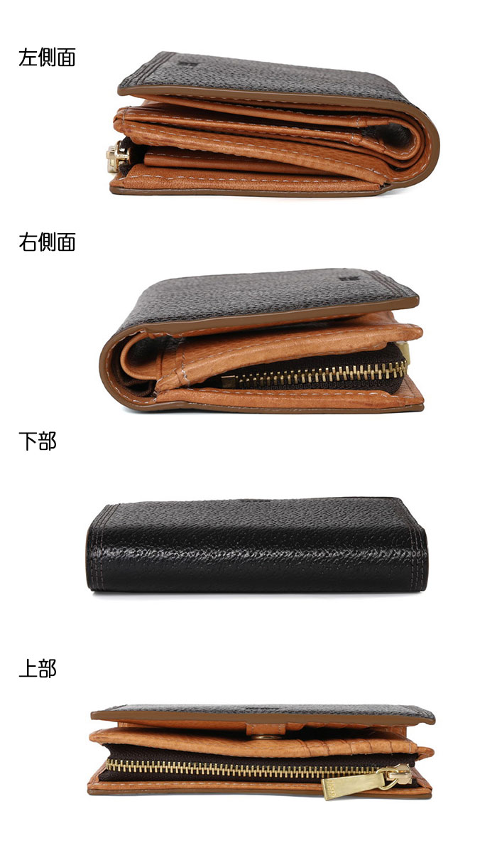 TAKEO KIKUCHI タケオキクチ ターナリー 二つ折り財布 カード段10