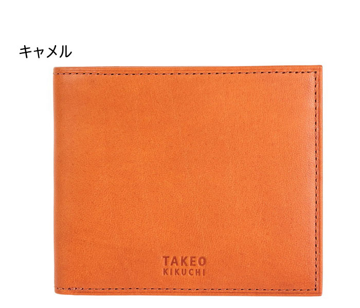 TAKEO KIKUCHI タケオキクチ タケオ キクチ ヘリテージ 二つ折り財布
