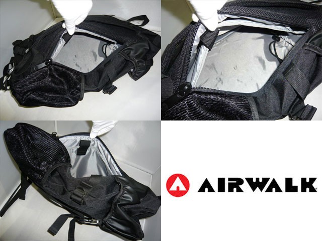 エアーウォーク AIRWALK スクエア型ザックリュック リュック a1554023