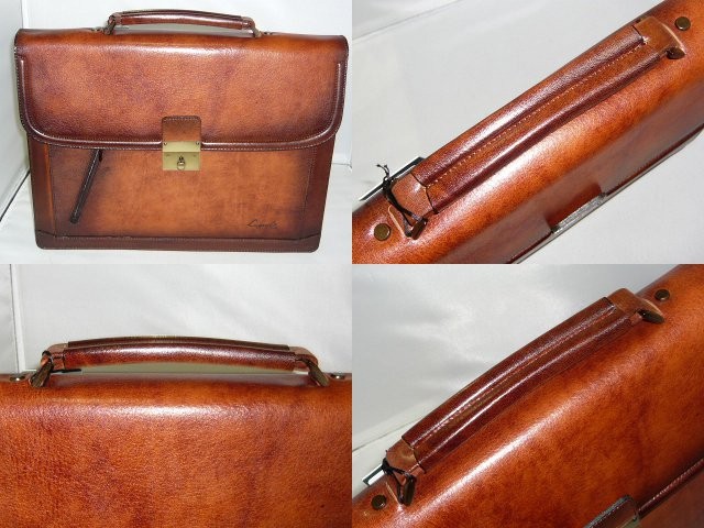 青木鞄 LuggageAOKI [Lugard G3] フラップビジネスバッグ ブラウン