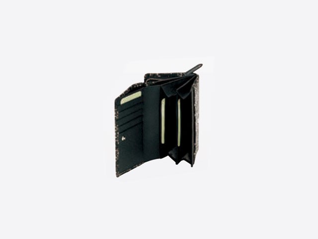 印傳屋（INDEN-YA） 印伝 ETORCE エトルス 札入れ 二つ折り財布 和風