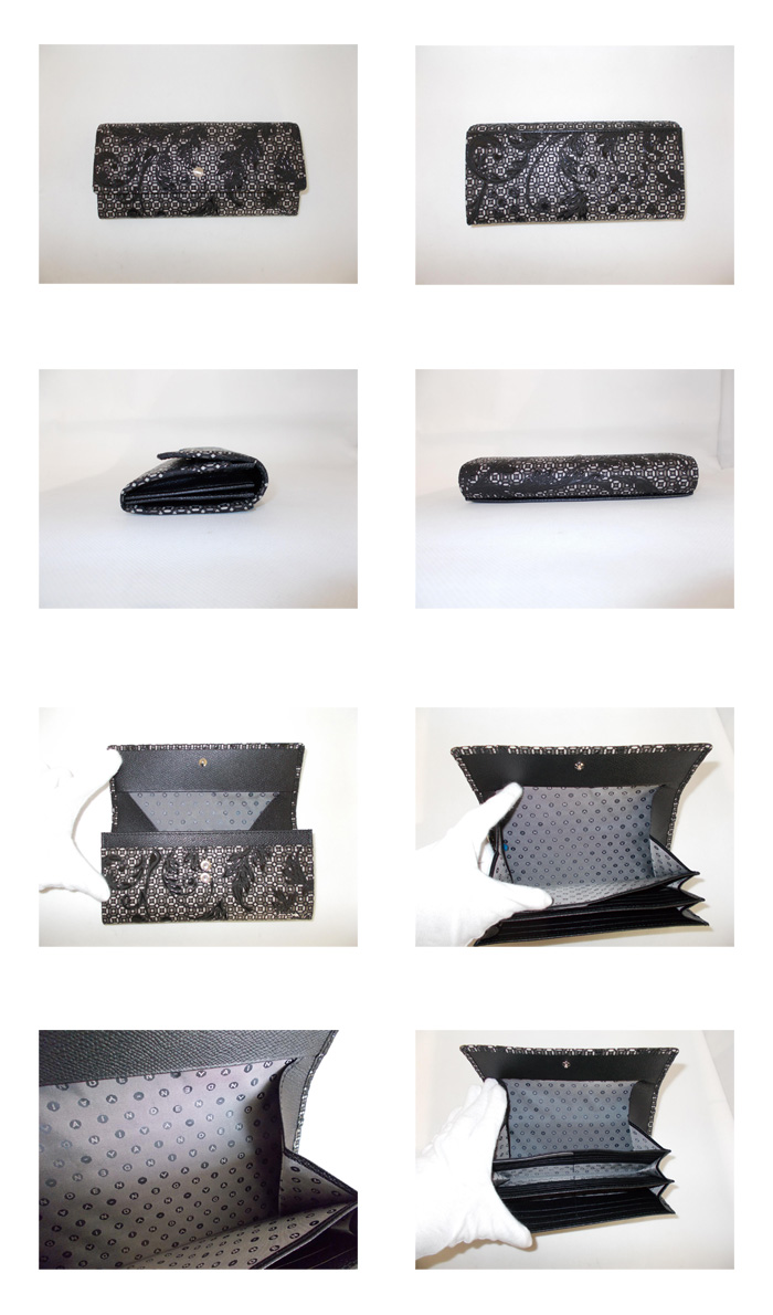 印傳屋（INDEN-YA） 印伝 ETORCE エトルス 束入れ 長財布 和風 日本製