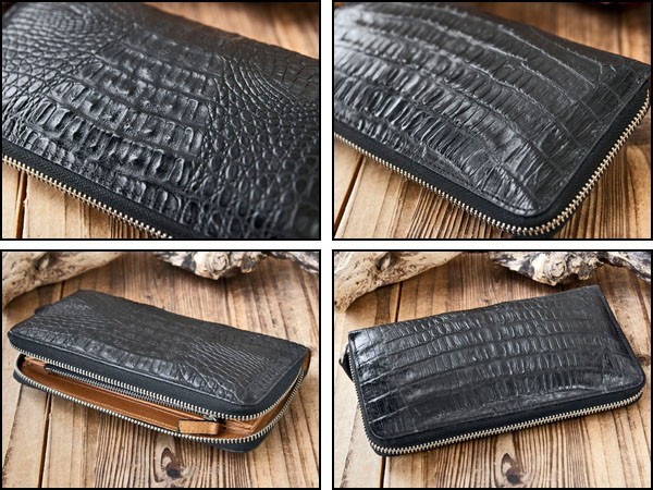 ゴダン GODANE spcw8017cp クロコ ラウンド長財布 : ファッションG