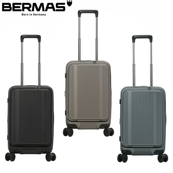 BERMAS バーマス INTER CITY BS フロントオープンファスナー37L 50cm