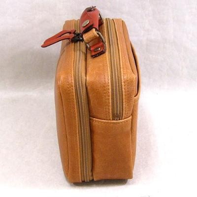 レトロ　本革付属　手付セカンドバッグ トラベルバッグ 3822-01 orig20 レトロ 本革付属 手付セカンドバッグ トラベルバッグ 3822-01 : 河村