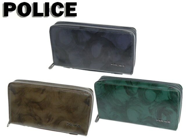 正規品 メンズ レディース  ポイント10倍  通勤 通学 記念日 冠婚葬祭 父の日 ポリス POLICE SPAZZOLA パッツォラ 70505 PA-70505 ラウンドファスナー 長財布 セカンドバッグ potj47 pa-70505_00.jpg