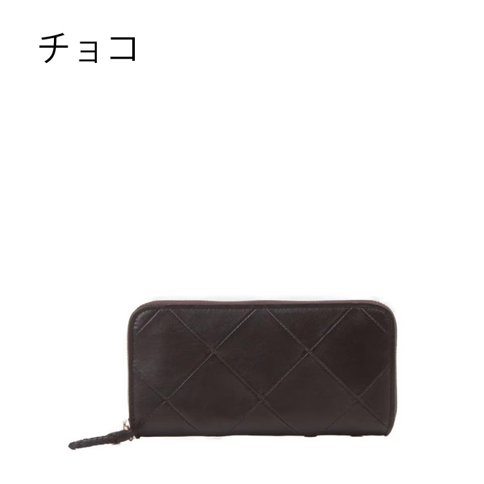 PID ピーアイディー アップサイクルレザー ラウンドロングウォレット