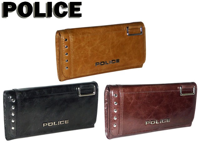 ポリス POLICE アボイド2 かぶせ長財布 財布 牛革 本革 レザー ラウンドファスナー スタッズ D管 3ルーム 0284 police_0284_00.jpg