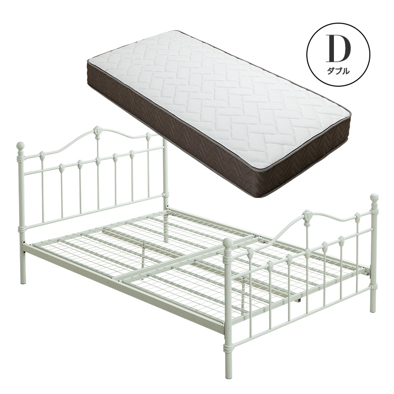 MINT ベッド マットレス付き ポケットコイル マットレスセット 姫系