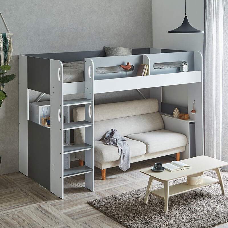 MINT ロフトベッド シングル ハイタイプ ロフト ベッド 宮付き ベッド