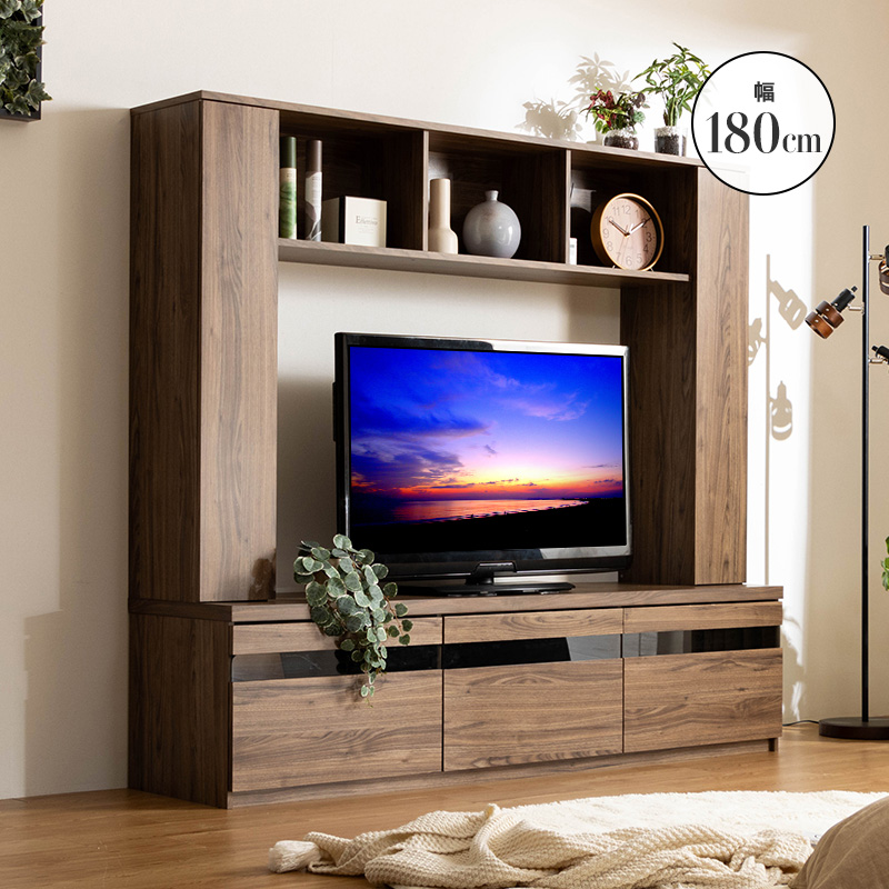 高級素材使用ブランド MINT（家具、インテリア） 壁面テレビボード 大容量収納 収納 テレビ台