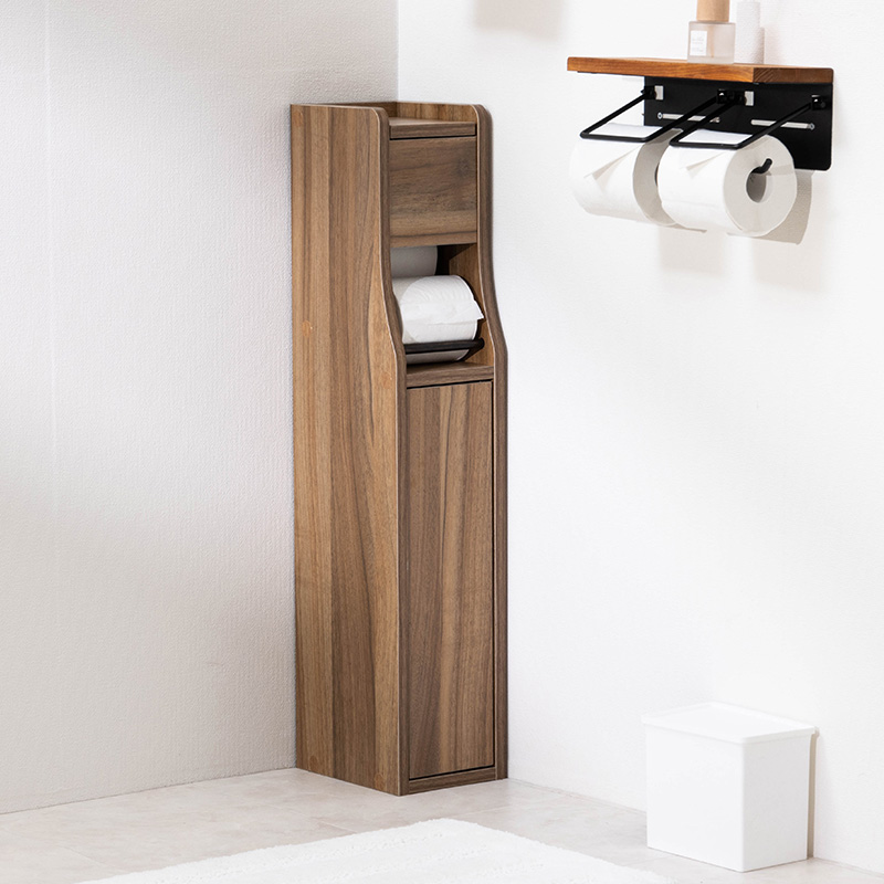 【新品・未使用】　スリムトイレラック　トイレットペーパー入れ　完成品 楽天市場】【最大10000Pバック!当確1/2☆8月1日】完成品 トイレ
